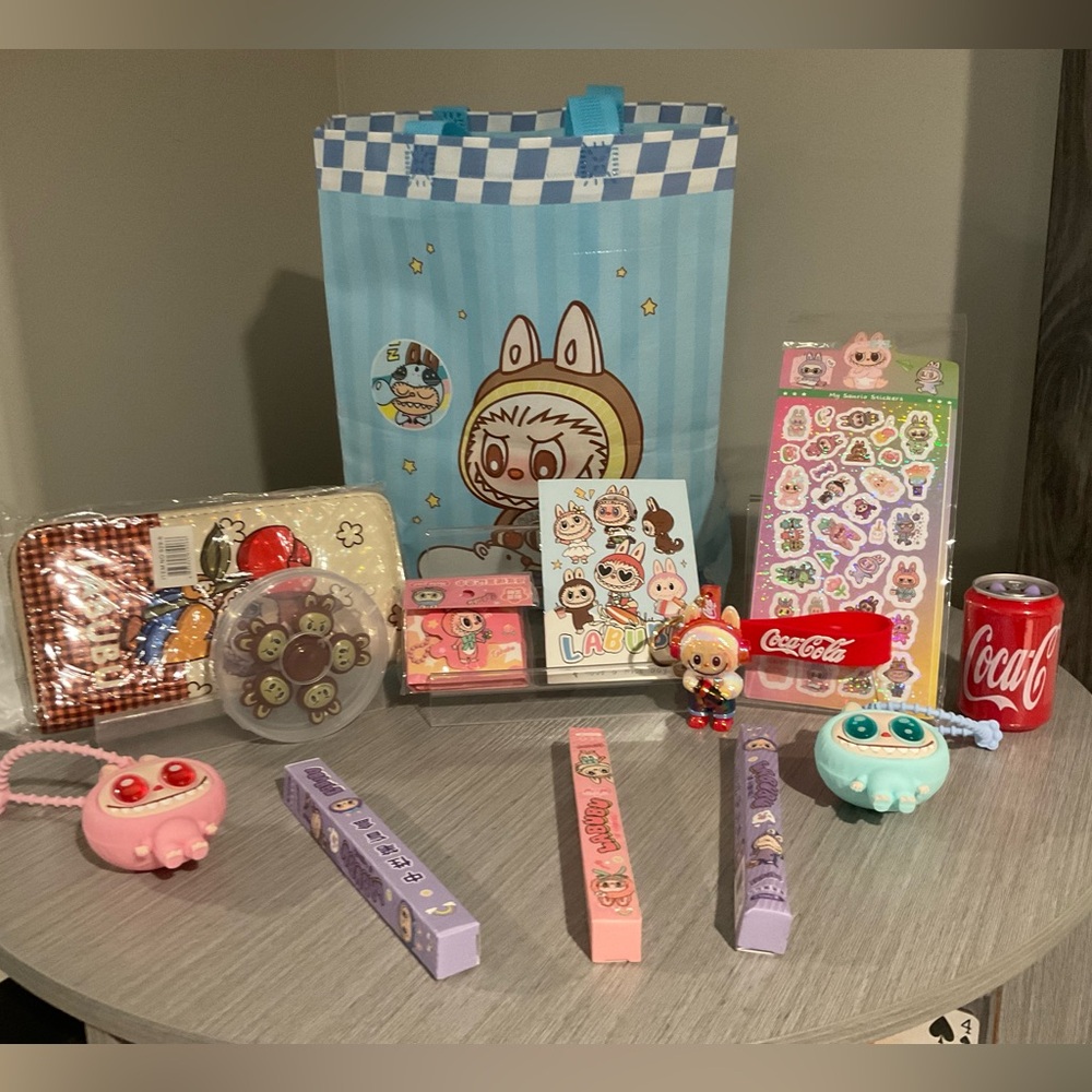 Labubu Monsters Stationary & Wallet  Bundled Set